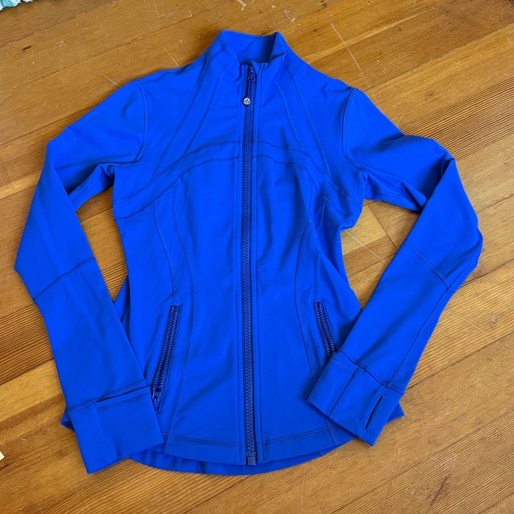Lululemon Vibrant Blue Zip-Up Define Jacket